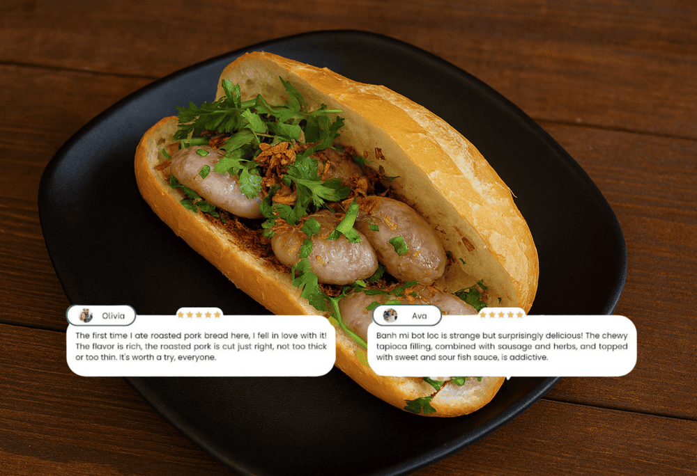 Banh mi bot loc at Duy Tan University receives many positive responses
